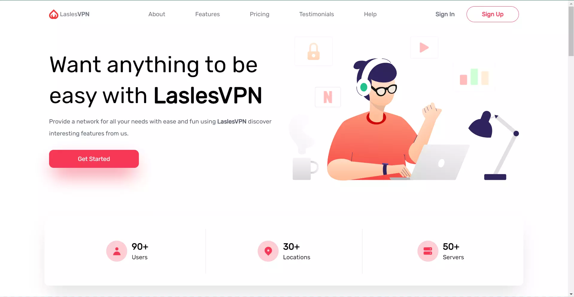 React Lasles VPN